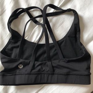 Lululemon black sports bra size 2